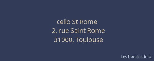 celio St Rome