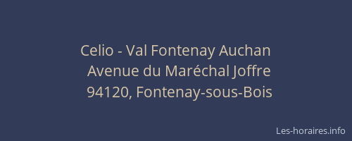 Celio - Val Fontenay Auchan