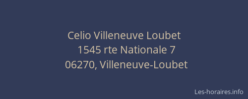 Celio Villeneuve Loubet