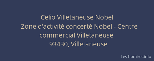 Celio Villetaneuse Nobel