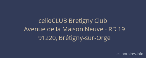 celioCLUB Bretigny Club