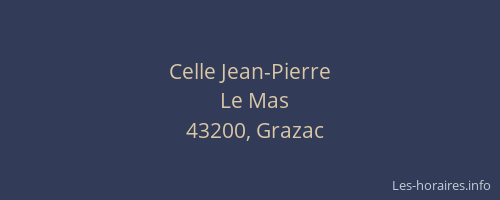 Celle Jean-Pierre
