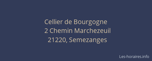 Cellier de Bourgogne