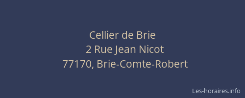 Cellier de Brie