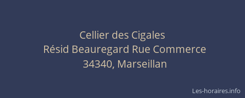 Cellier des Cigales