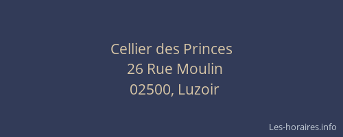 Cellier des Princes
