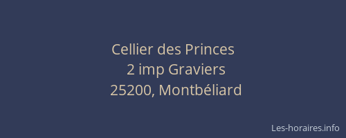 Cellier des Princes