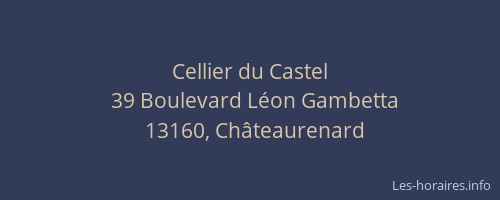 Cellier du Castel