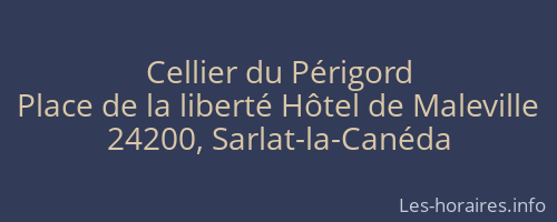 Cellier du Périgord
