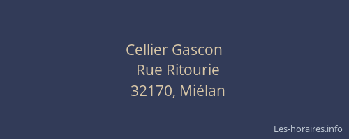 Cellier Gascon