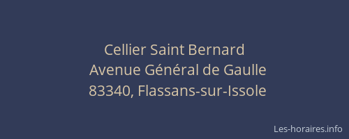 Cellier Saint Bernard