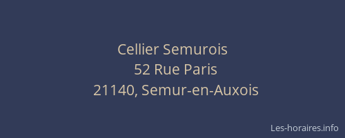 Cellier Semurois