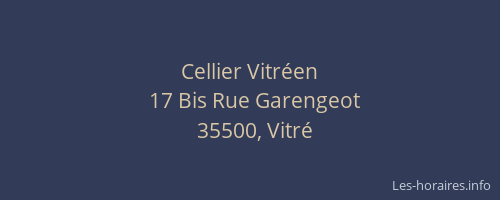 Cellier Vitréen
