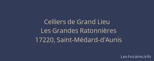 Celliers de Grand Lieu