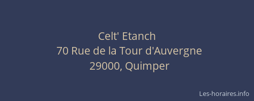 Celt' Etanch