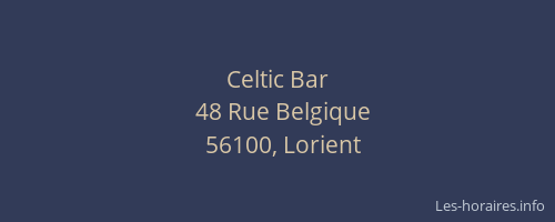 Celtic Bar