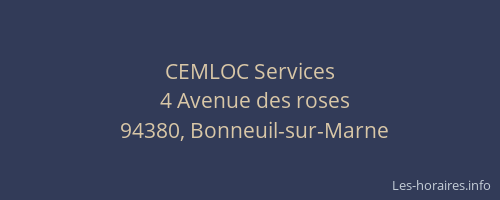 CEMLOC Services