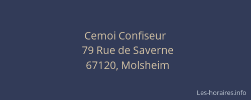 Cemoi Confiseur