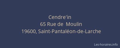 Cendre'in