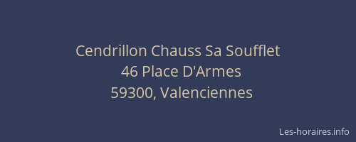 Cendrillon Chauss Sa Soufflet