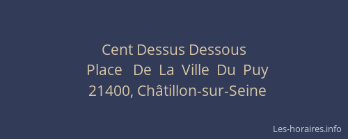 Cent Dessus Dessous