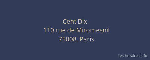 Cent Dix