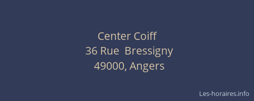 Center Coiff