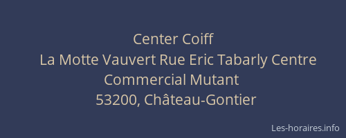 Center Coiff