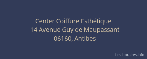 Center Coiffure Esthétique