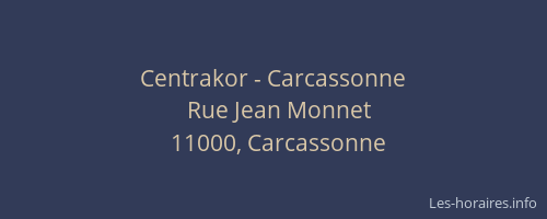 Centrakor - Carcassonne