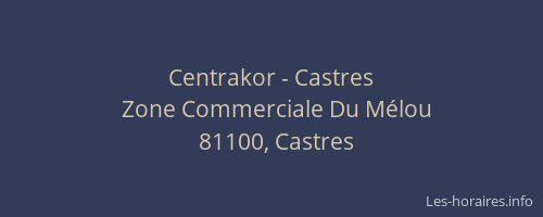 Centrakor - Castres