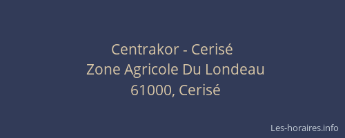 Centrakor - Cerisé
