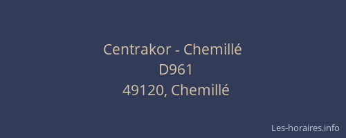 Centrakor - Chemillé