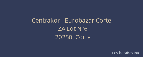 Centrakor - Eurobazar Corte
