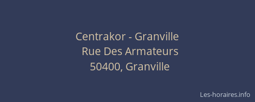 Centrakor - Granville