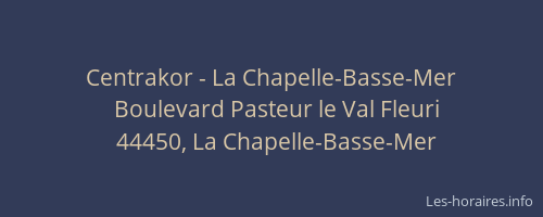 Centrakor - La Chapelle-Basse-Mer