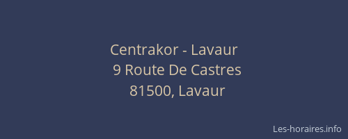 Centrakor - Lavaur