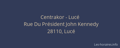 Centrakor - Luc&eacute;