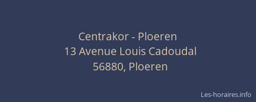 Centrakor - Ploeren
