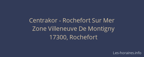 Centrakor - Rochefort Sur Mer