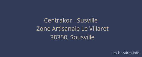 Centrakor - Susville