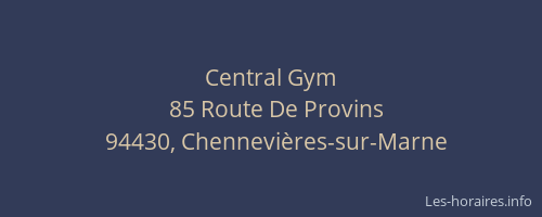 Central Gym
