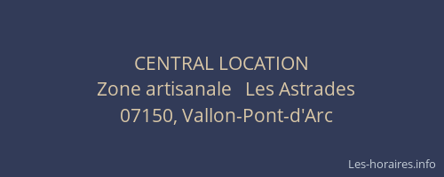 CENTRAL LOCATION