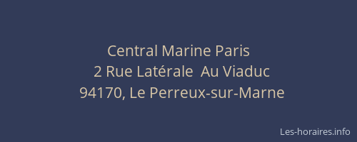 Central Marine Paris