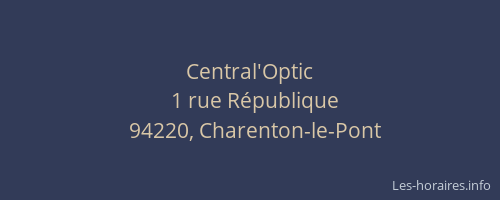 Central'Optic