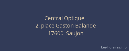 Central Optique