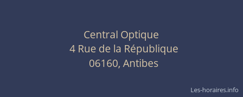 Central Optique
