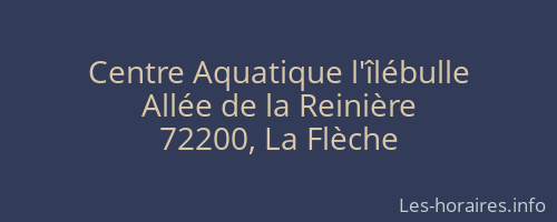 Centre Aquatique l'îlébulle