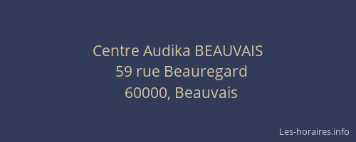 Centre Audika BEAUVAIS