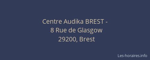 Centre Audika BREST -